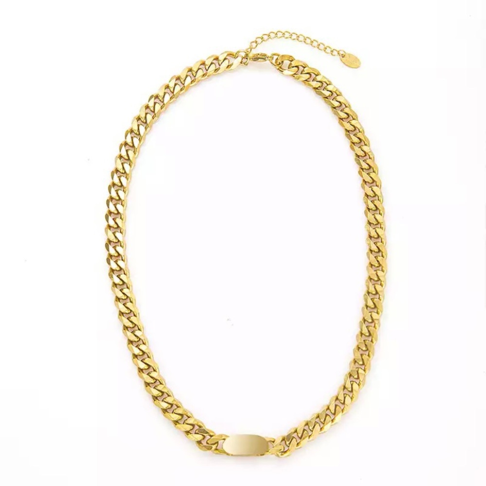 14K Gold plated Cuban Chain.